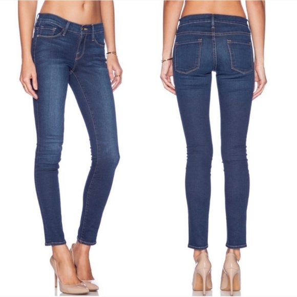 Frame Denim Le Skinny Jeans Columbia Road - Picture 1 of 7
